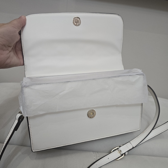 True Religion White Quilted Crossbody Bag - Picture 8 of 10